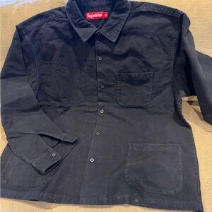Supreme Black Casual Shirt